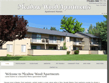 Tablet Screenshot of meadowwoodapthomes.com